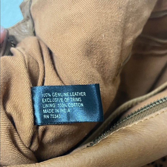 Brown Leather Shoulder Bag - Picture 5 of 5